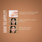 Swiss Beauty High Performance Foundation With Vitamin C & Niacinamide Light-Weight - 01 White Ivory | Grocsy