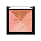 Swiss Beauty Baked Blusher & Highlighter - 01 | Grocsy