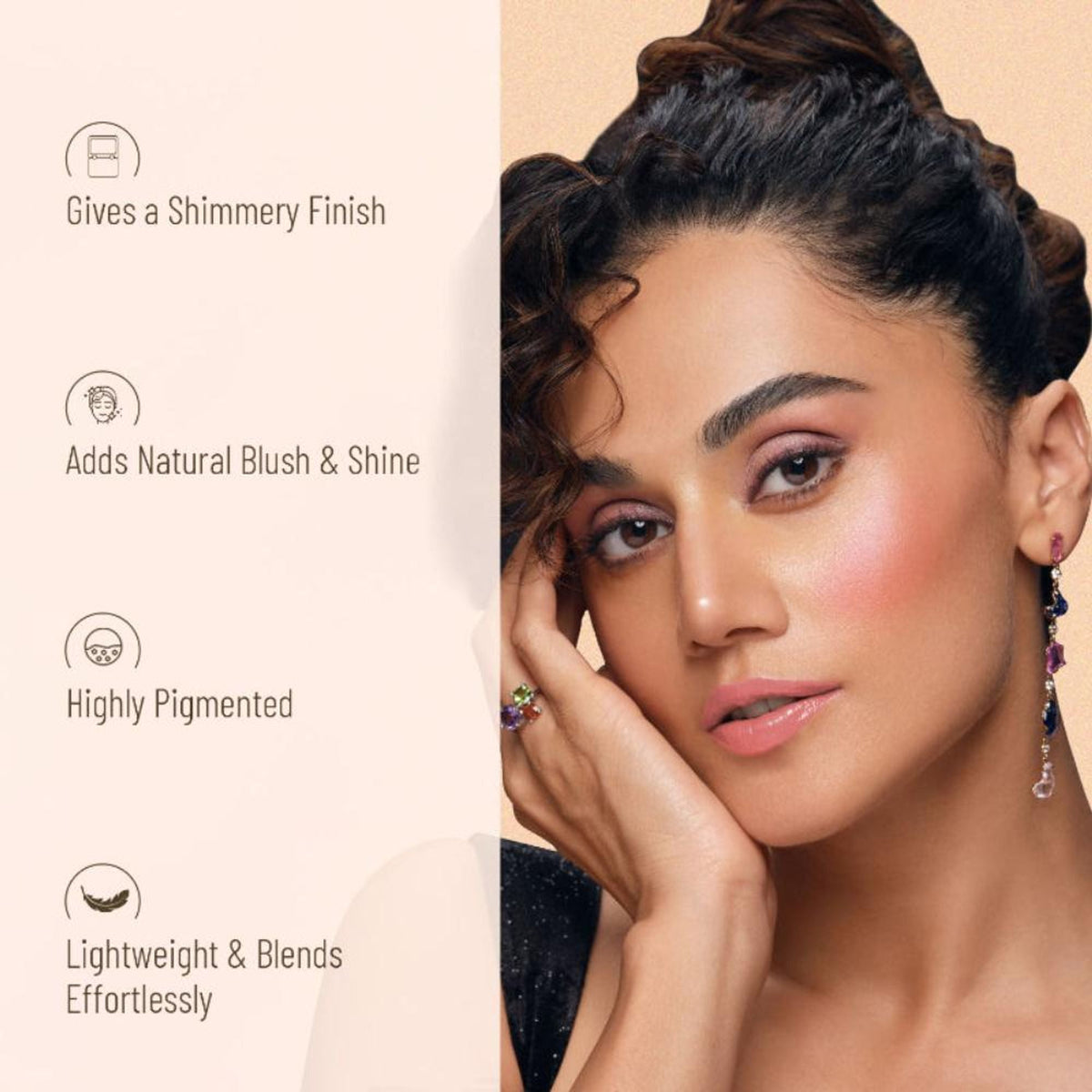 Swiss Beauty Baked Blusher & Highlighter - 04 | Grocsy