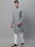 Sojanya Regular Pure Cotton Kurta With Churidar | Grocsy