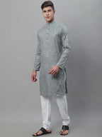 Sojanya Regular Pure Cotton Kurta With Churidar | Grocsy