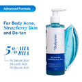 BeBodywise 5% AHA BHA Exfoliating Body Wash | Grocsy
