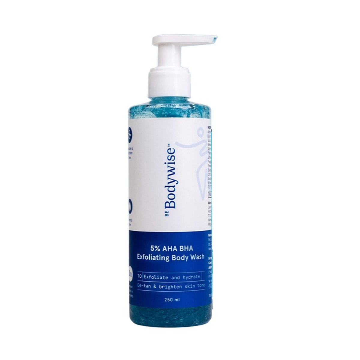 BeBodywise 5% AHA BHA Exfoliating Body Wash | Grocsy
