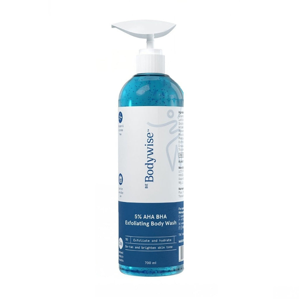 BeBodywise 5% AHA BHA Exfoliating Body Wash | Grocsy