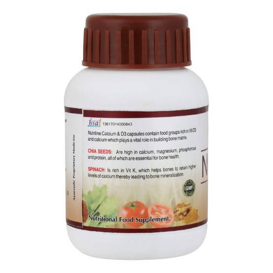 Nutriline D3 with Calcium Capsules (Gold) | Grocsy