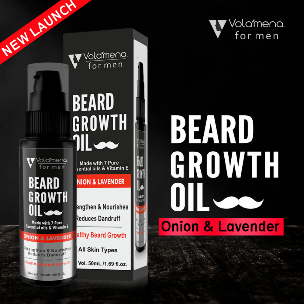 Volamena Onion & Lavender Beard Growth Oil | Grocsy