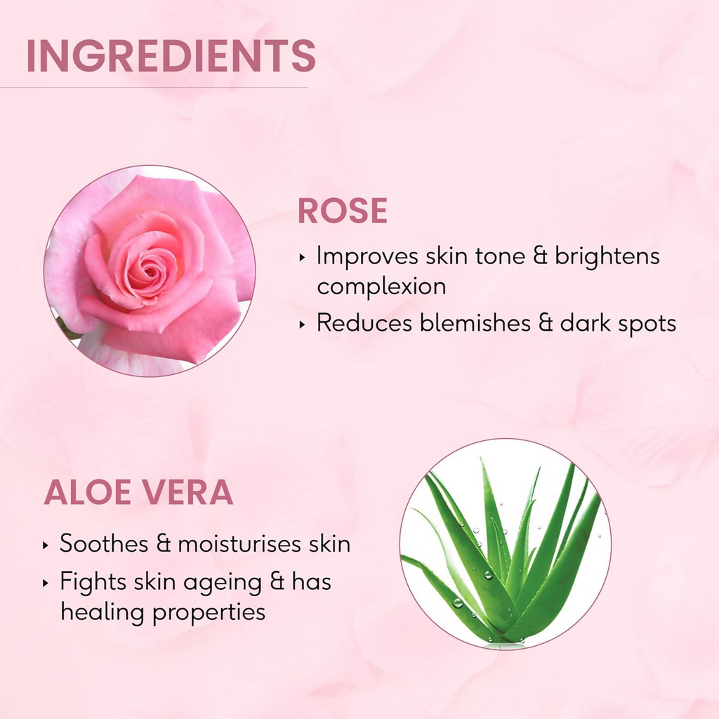 Enn Rose Ultra Light Hydrating Gel Face Cream Moisturizer For Soft & Glowing Skin With Rose Oil | Grocsy