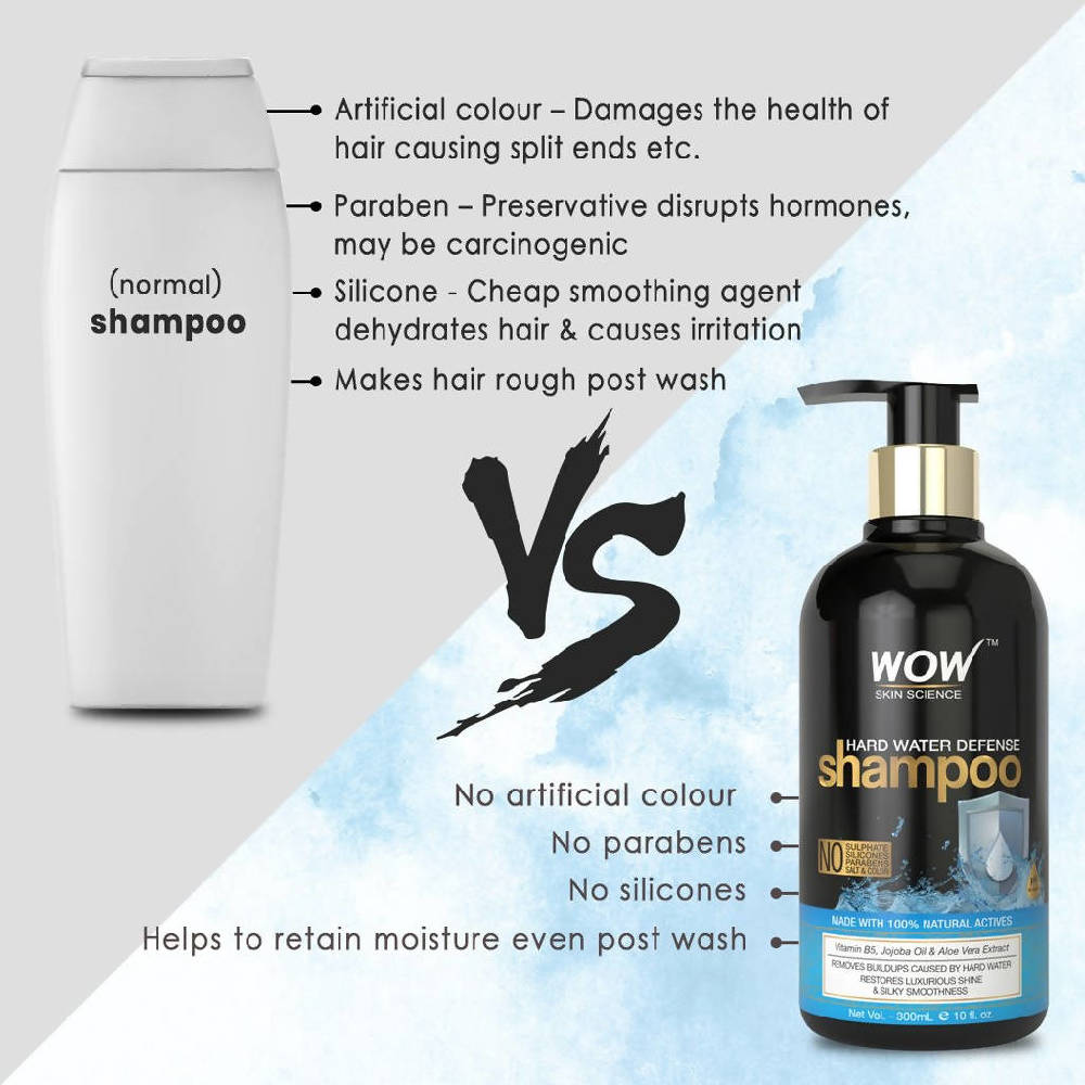 Wow Skin Science Hard Water Defense Shampoo | Grocsy