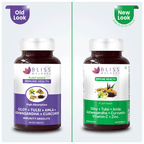 Bliss Welness Giloy + Tulsi + Amla + Ashwagandha + Curcumin Immunity Health Veg Tablet | Grocsy