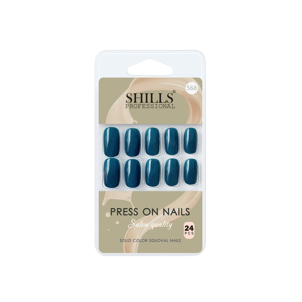 Shills Professional Reusable Press On Nails Square - SPN568 | Grocsy