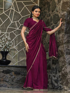 Tikhi Imli Abstract Printed Ready to Wear Saree | Grocsy