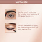 Swiss Beauty 3 In 1 Eyeliner, Eyebrow Filler and Kajal , 24-Hour Stay ,Waterproof - 01 Black | Grocsy