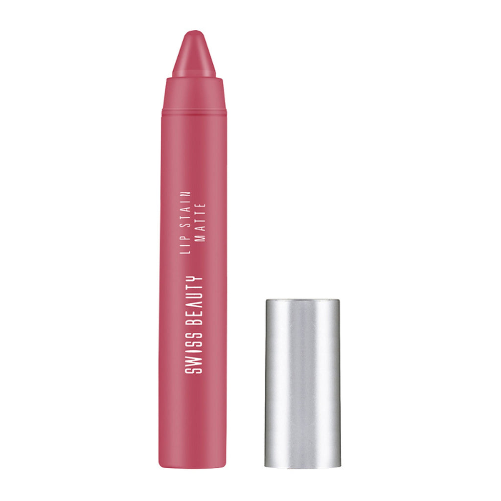 Swiss Beauty Lip Stain Matte Lipstick - 202 Peaches And Cream | Grocsy