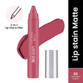 Swiss Beauty Lip Stain Matte Lipstick - 202 Peaches And Cream | Grocsy