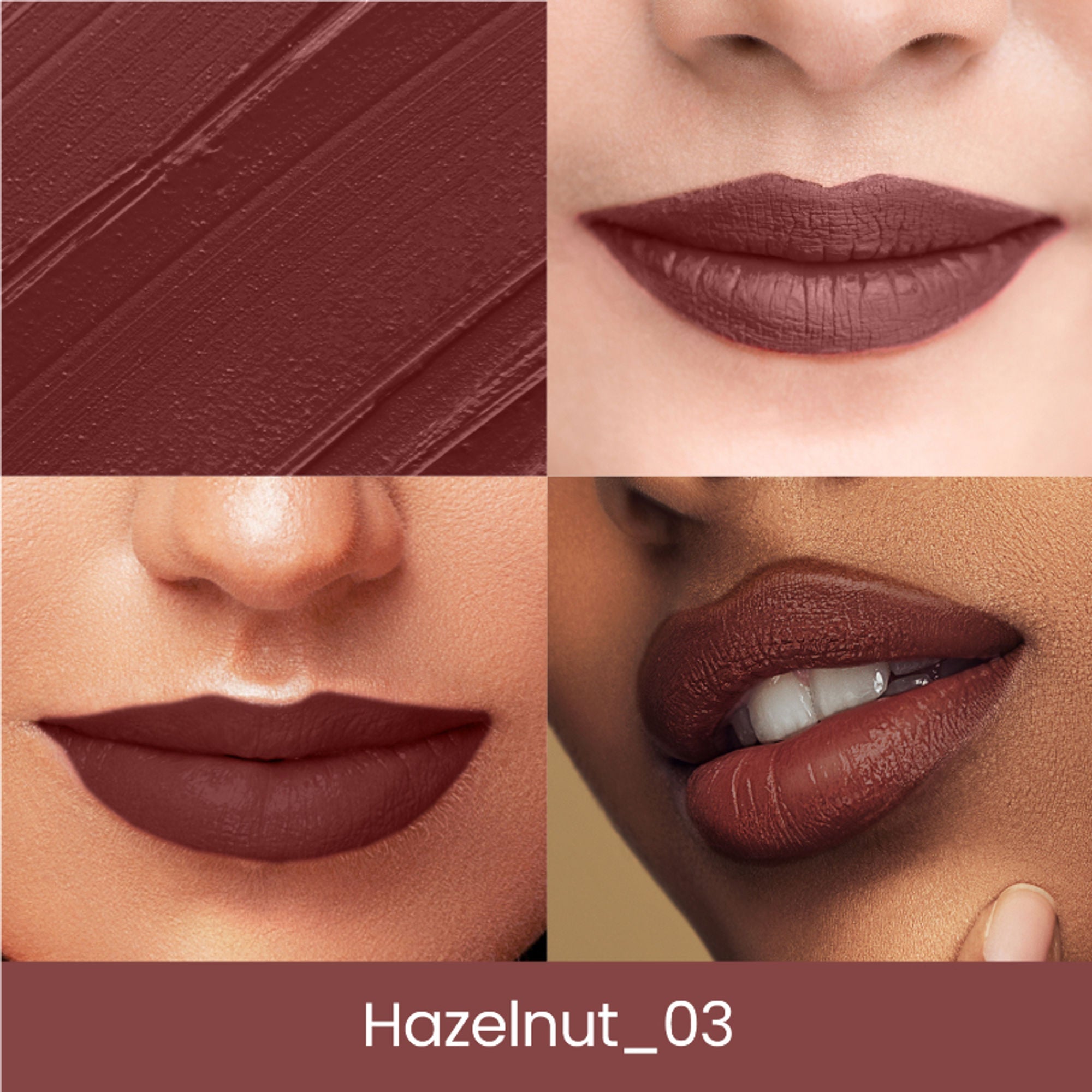 Swiss Beauty Lip Stain Matte Lipstick - 203 Hazlenut | Grocsy