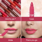 Swiss Beauty Lip Stain Matte Lipstick - 222 Hot Nude | Grocsy