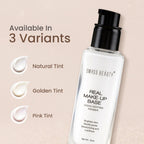 Swiss Beauty Real Make-Up Base Highlighting Primer , Brighten Skin , Modify Pore - 02 Golden Tint | Grocsy