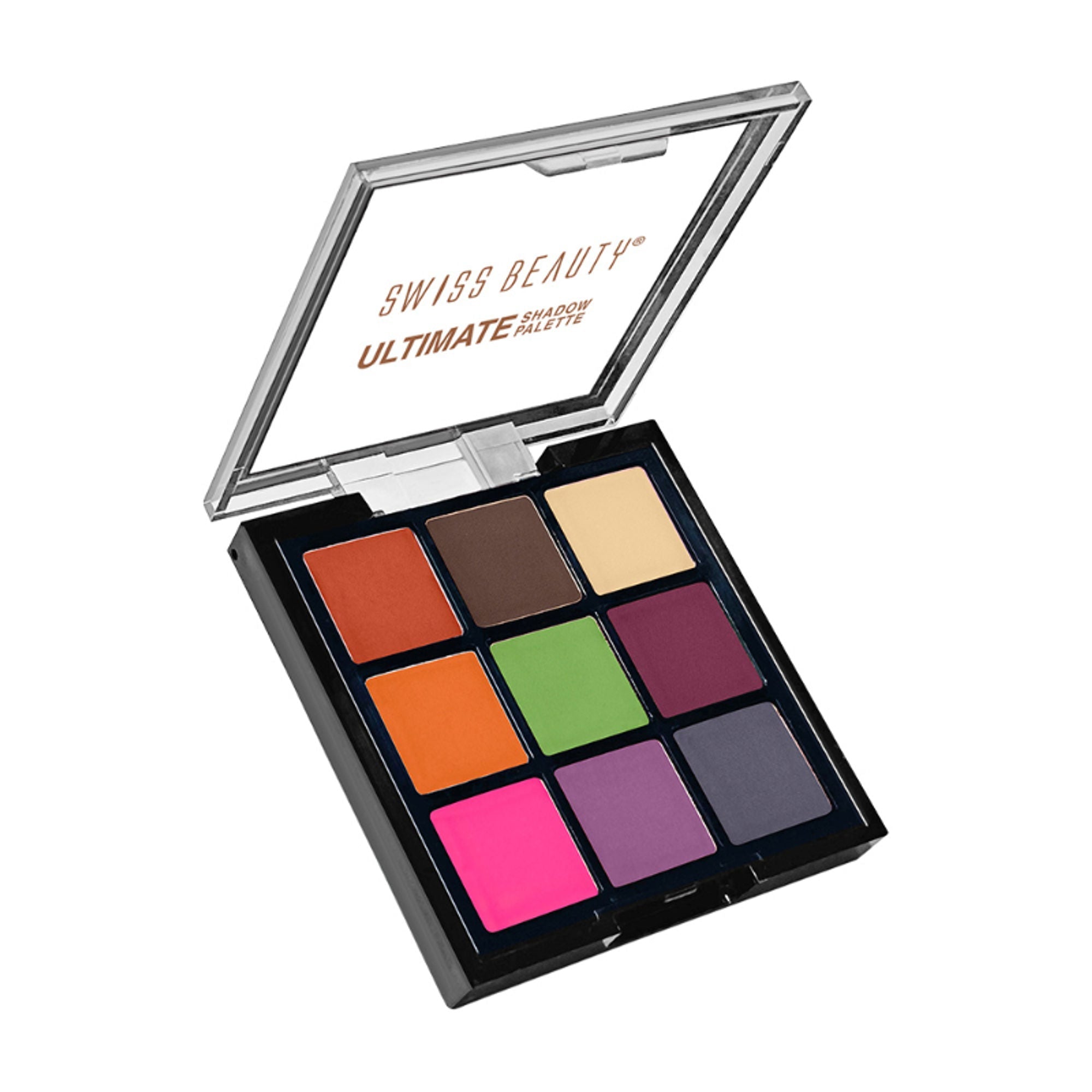 Swiss Beauty Ultimate 9 Pigmented Colors Eyeshadow Palette - 8 | Grocsy