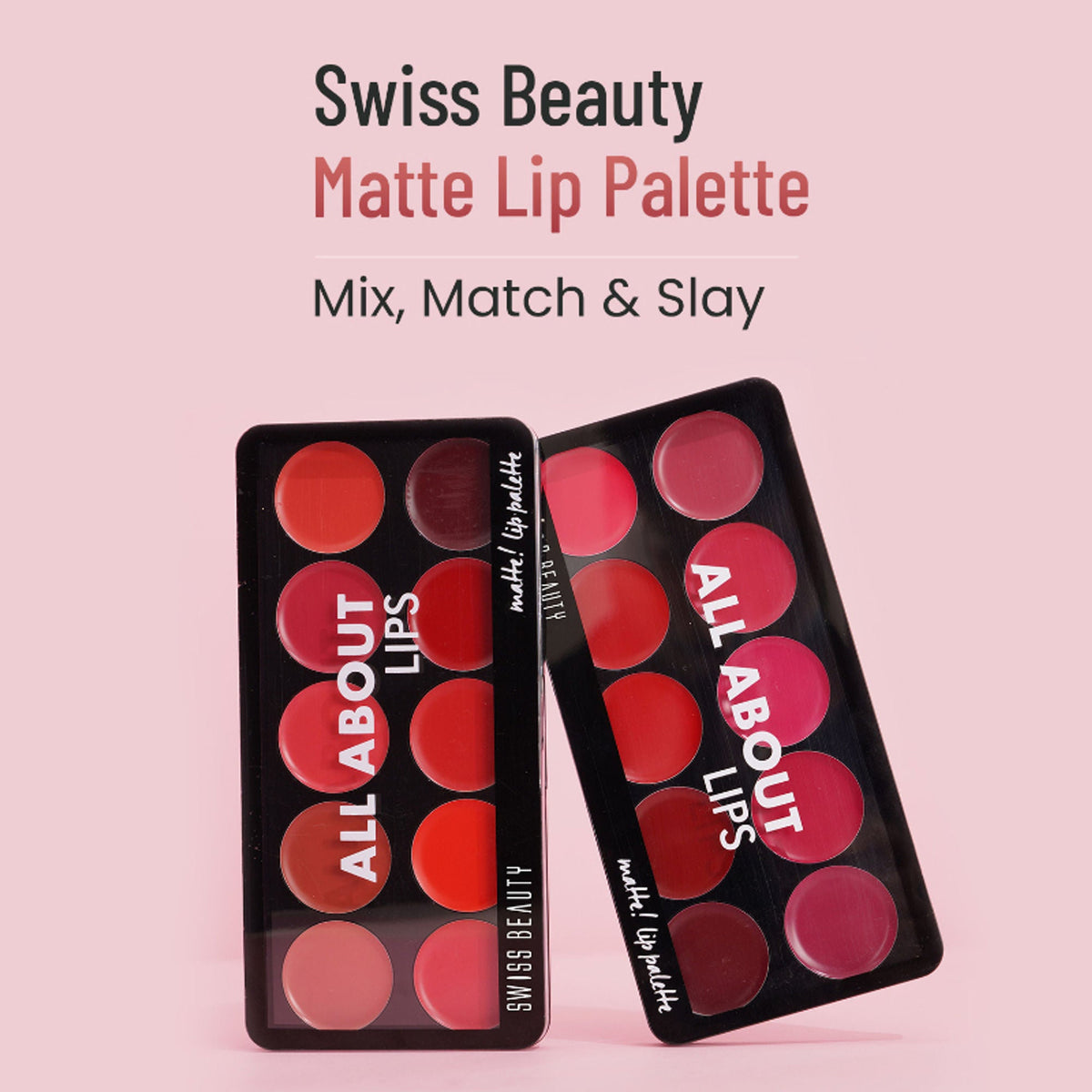 Swiss Beauty All About Lip Palette - 1 | Grocsy
