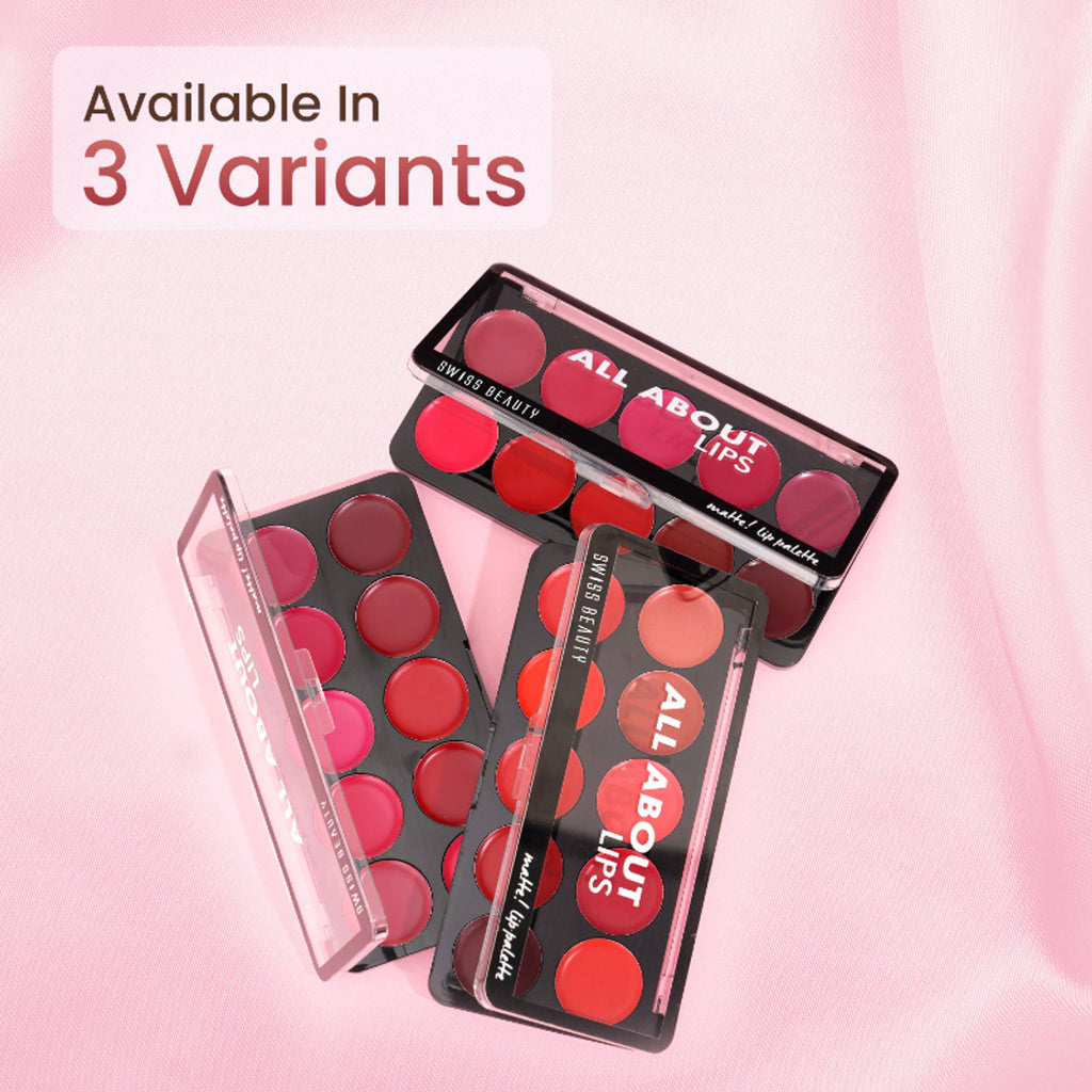 Swiss Beauty All About Lip Palette - 2 | Grocsy