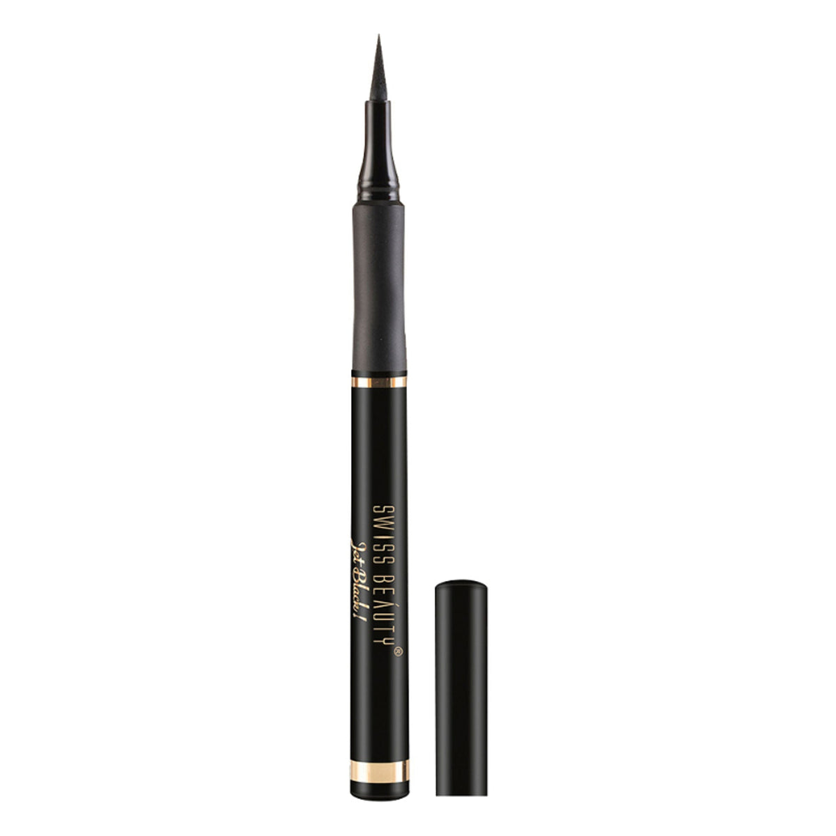 Swiss Beauty Bold Felt Tip Eyeliner - Jet Black | Grocsy