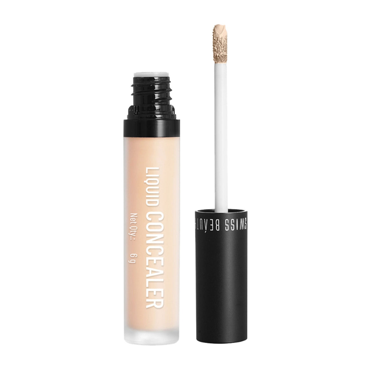 Swiss beauty Full Coverage Liquid Concealer With Jojoba Oil - 04 Medium Beige | Grocsy