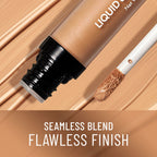 Swiss beauty Full Coverage Liquid Concealer With Jojoba Oil - 12 Natural | Grocsy
