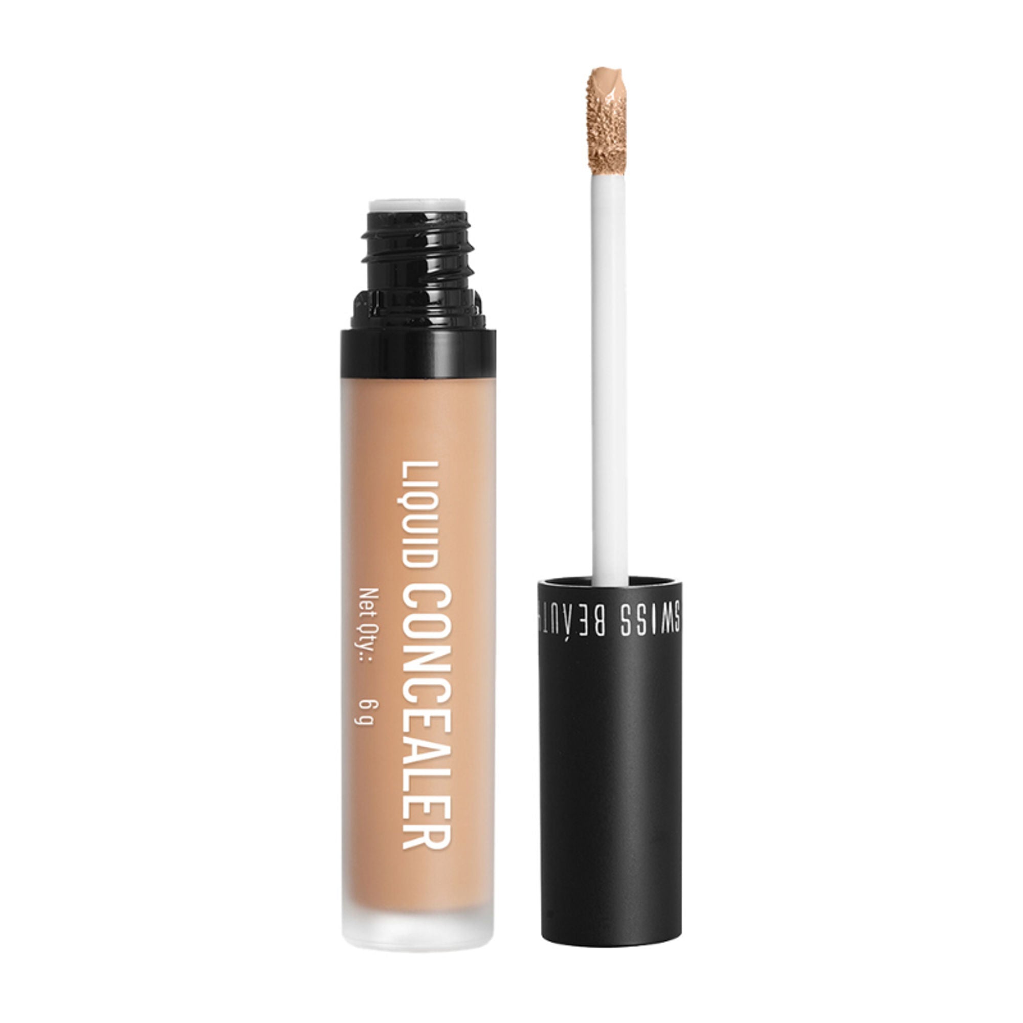 Swiss beauty Full Coverage Liquid Concealer With Jojoba Oil - 14 Warm Honey | Grocsy