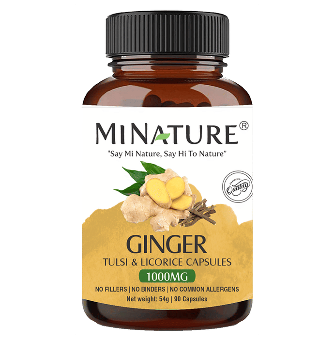 Minature Ginger Tulsi & Licorice Capsules | Grocsy