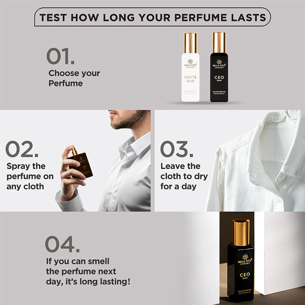 Bella Vita Light & Dark (CEO Man & White Oud) Perfume Combo | Grocsy