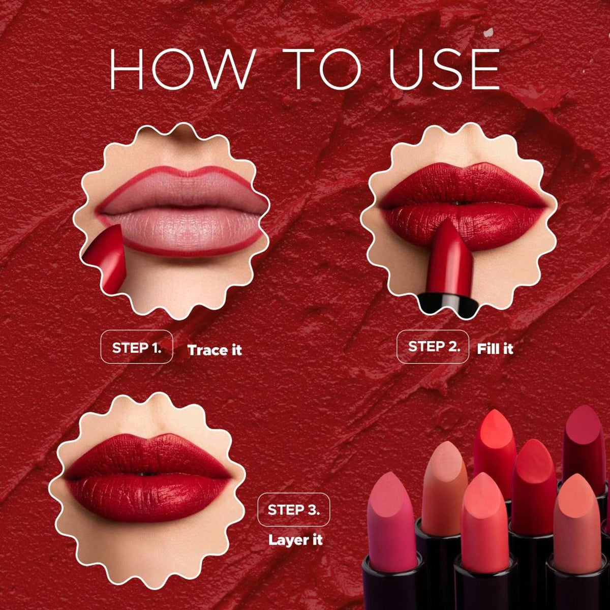 Hilary Rhoda Creamy Touch Lipstick - Pink Punch 05 | Grocsy