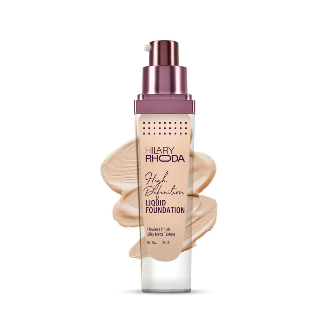 Hilary Rhoda Liquid High Definition Matte Foundation - Rose Blush 02 | Grocsy