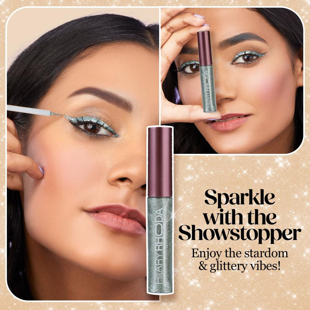 Hilary Rhoda Showstopper Glitter Eyeliner - Pearl Shine White 07 | Grocsy