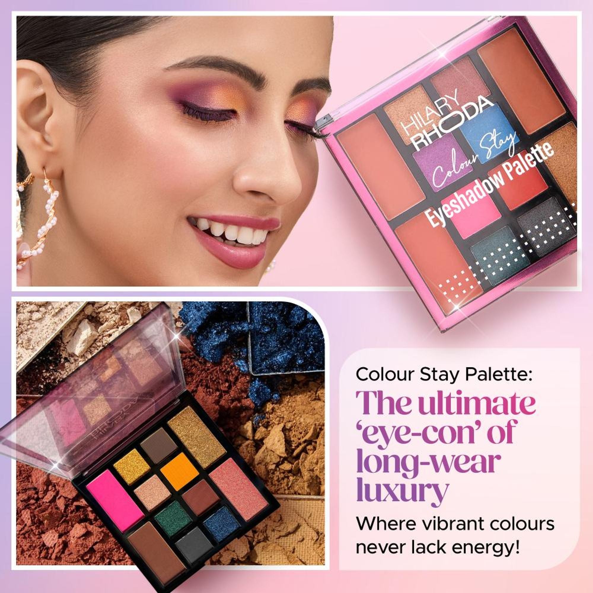 Hilary Rhoda Colour Stay Eyeshadow Palette - 2 | Grocsy