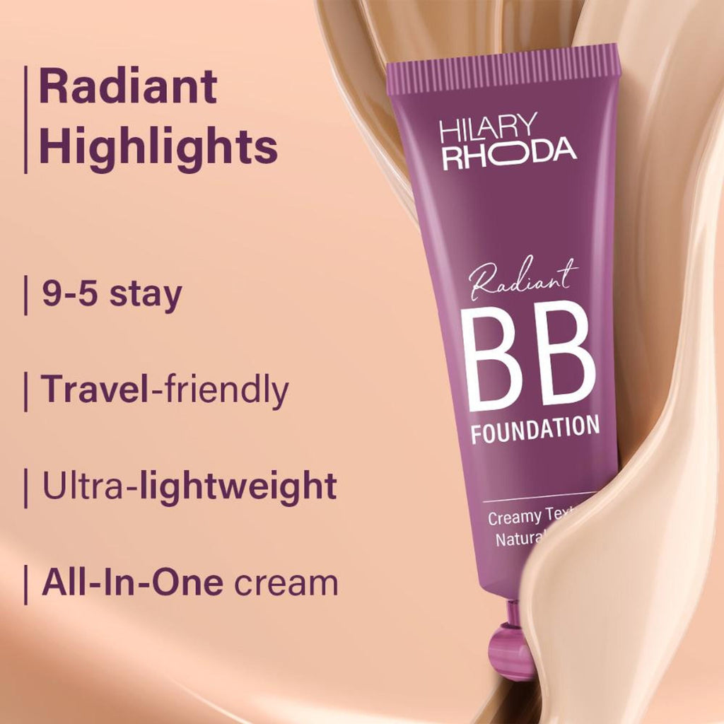 Hilary Rhoda Radiant Bb Foundation - White Island 01 | Grocsy