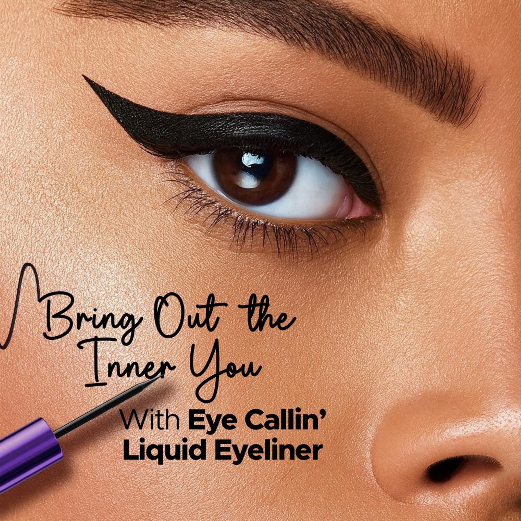 Hilary Rhoda Eye Callin' Liquid Waterproof Eyeliner - Matte 01 | Grocsy