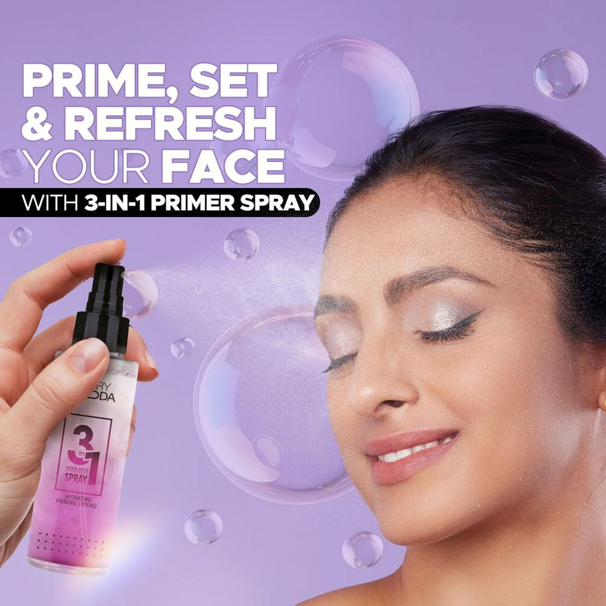 Hilary Rhoda 3 In 1 Primer Spray | Grocsy