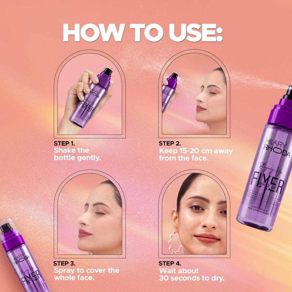 Hilary Rhoda Staying Up Waterproof Makeup Fixer | Grocsy
