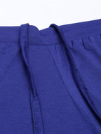 Souchii Women Navy Blue Knitted Palazzos | Grocsy