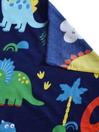 Home Sizzler Blue & Red Cartoon Characters 210 TC Bedsheet with Pillow Cover | Grocsy