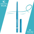 KINDED Kind Eyes Kajal 3 In 1 Kohl Kajal Eye Liner Smokey Eye Shadow - 03 Treasured Turquoise | Grocsy