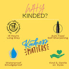 KINDED Kind Eyes Kajal 3 In 1 Kohl Kajal Eye Liner Smokey Eye Shadow - 05 Butterfly Blue | Grocsy