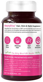 Bliss Welness Hair Skin & Nails Veg Tablet | Grocsy