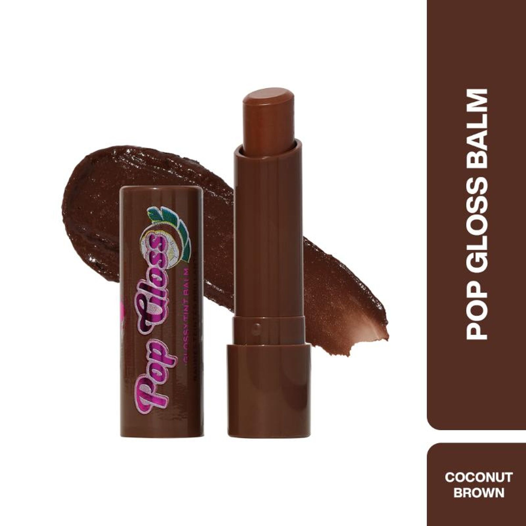 Makeup Revolution Pop Gloss Balm - Coconut Brown | Grocsy