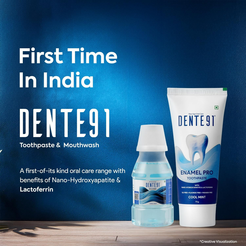 Dente91 Cool Mint Mouthwash | Grocsy