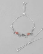 VOJ Set of 2 Traditional Done Shapped Designer Anklet | Grocsy