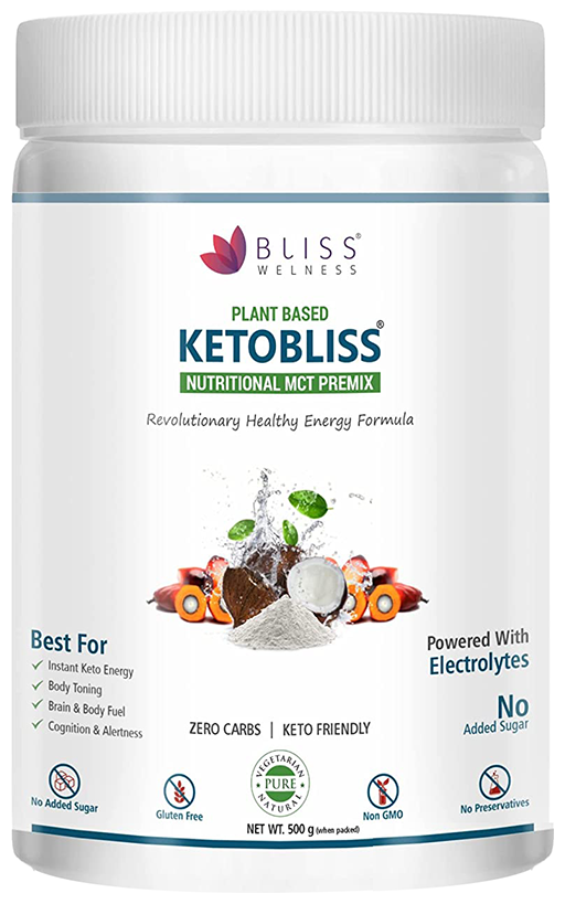 Bliss Welness Ketobliss Nutritional Mct Premix Unflavored | Grocsy
