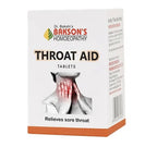Bakson's Homeopathy Throat Aid Tablets | Grocsy
