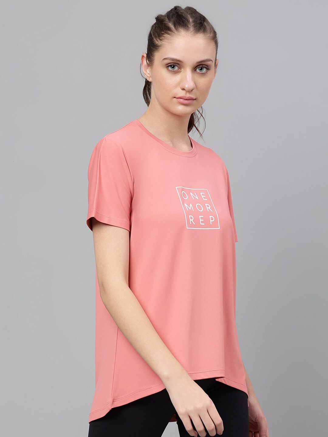 MKH Typography Printed Dri-FIT Relaxed Fit T-shirt | Grocsy