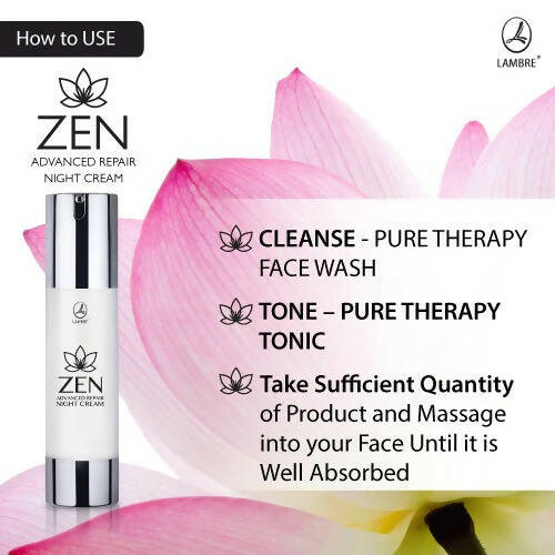 Lambre Zen Night Advanced Repair Night Cream | Grocsy